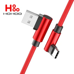 5A type C Cable Fast Charging Cable For Huawei Mate 50 Xiaomi Redmi Poco Mobile Phone Charging Cord 90 Degree Data Transfer Cord