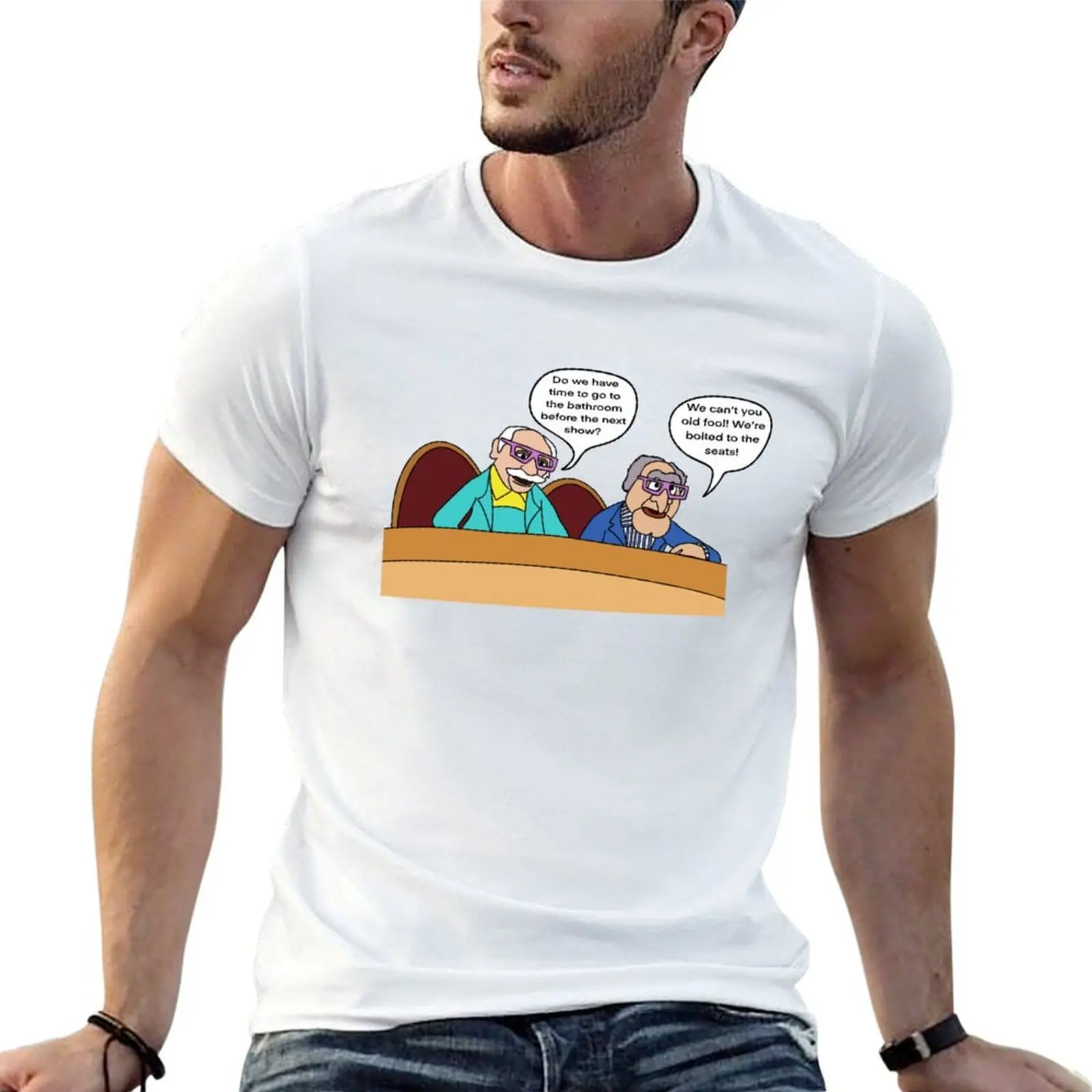 Grouchy Old Men T-Shirt Casual Daily Graphic Tee
