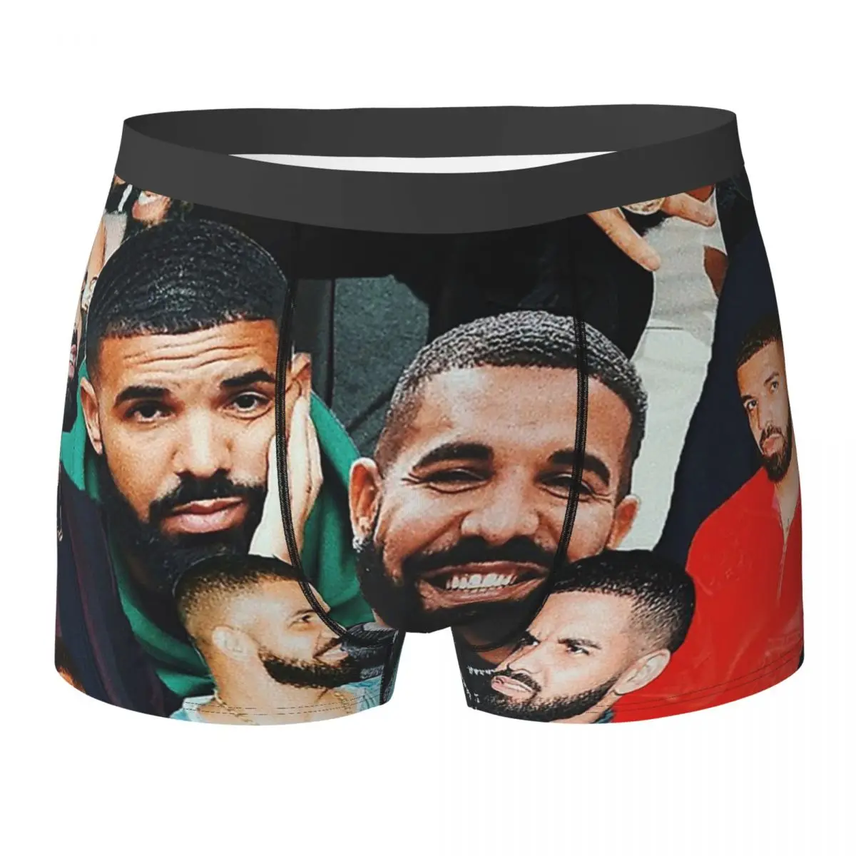 

Трусы-боксеры, шорты, трусики с коллажем Drake, мужское дышащее нижнее белье для Homme, мужские подарки бойфренду