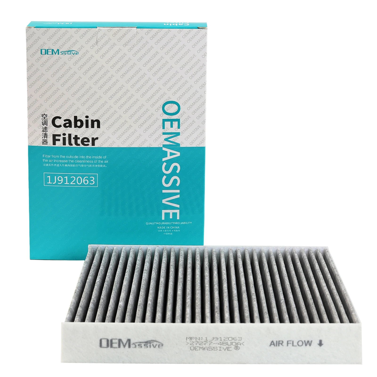 Car Activated Carbon Pollen Cabin Air Filter 27277-4BU0A 27277-4EM0A For Nissan X-Trail T32 Qashqai J11 Mercedes-Benz Citan W420