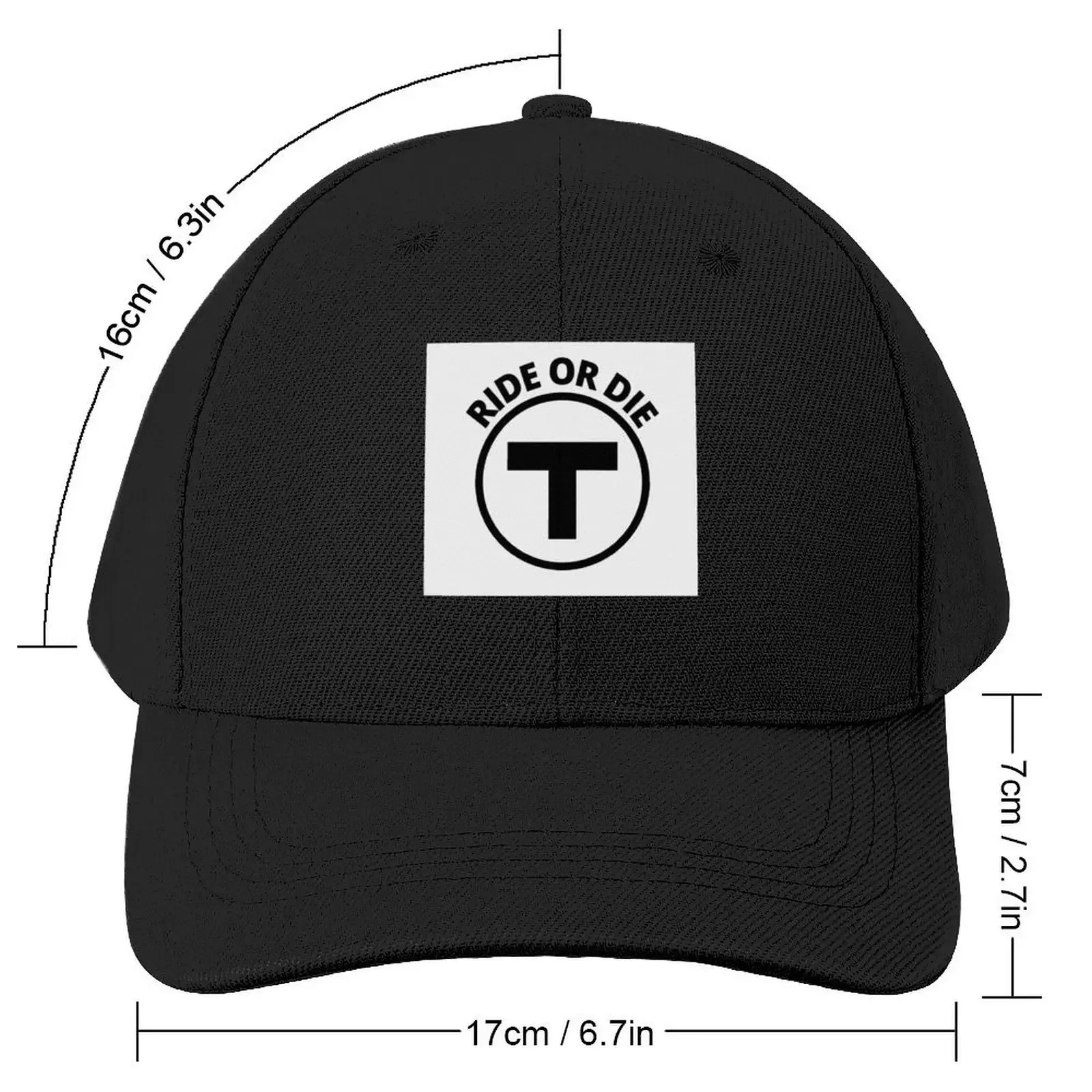 MBTA Ride or die Baseball Cap Wild Ball Hat Thermal Visor custom Hat Caps Women Men's