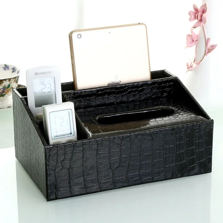 Creative multi-functional tissue box, home paper drawer, desktop tea table, remote control storage box printing, wholesale