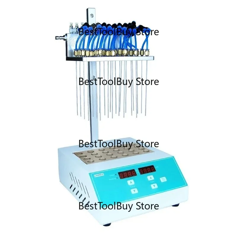 

Dry Nitrogen Blower 12 Hole 24 Hole Nitrogen Blower Nitrogen Purge Instrument Laboratory Sample Dry Concentrator Extractor
