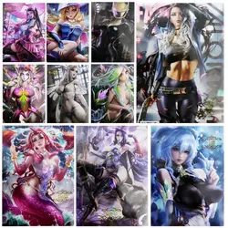 Anime Goddess Story ACG-SAC Black Magician Girl Kamado Nezuko kusanagi motoko Fade collection card regalo di compleanno di natale NO.2