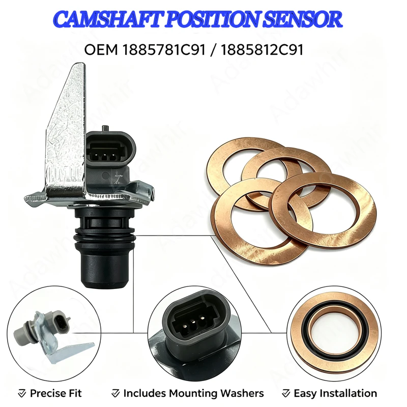 1885781C91 CPS Camshaft Position Sensor For Navistar DT466 DT530 HT570 International Duty Truck DT466E