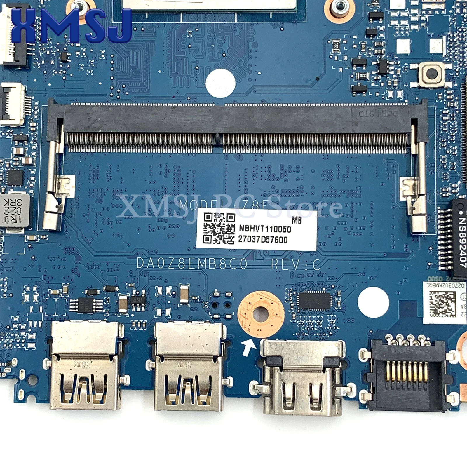 For Acer Aspire A315-23 Extensa 15 EX215-22 N18Q13 Laptop motherboard DA0Z8EMB8C0 YM3050 R3 R5 R7 CPU 4G RAM 100% Tested