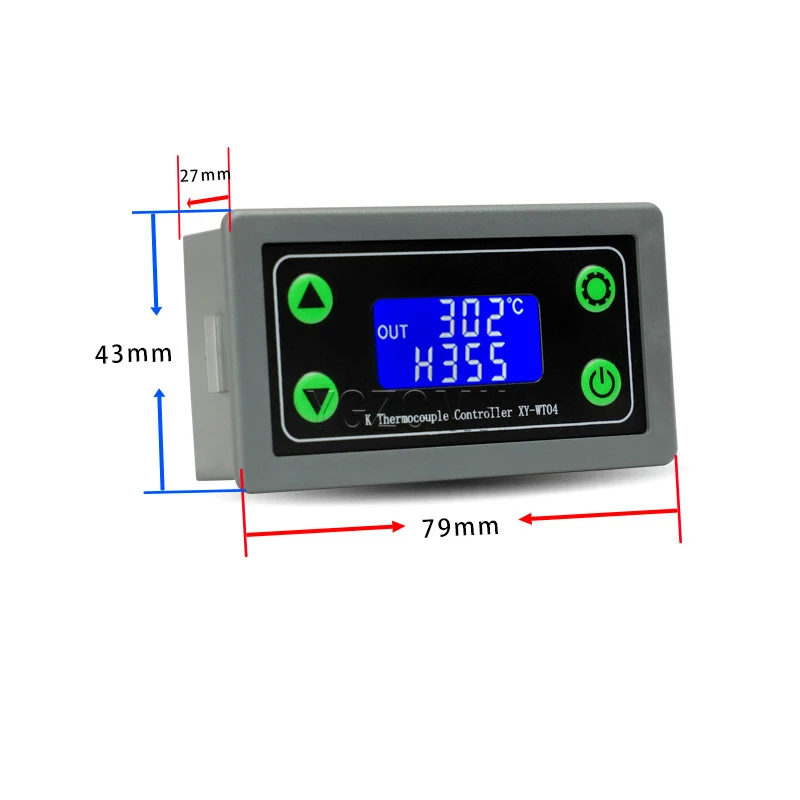 K-type Thermocouple Controller -99~999℃ Remote WIFI High Temperature Thermostat