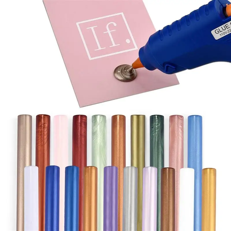 

5 шт., сургучные палочки «сделай сам», для плавления штампов, клеевой пистолет, сургучная палочка, конверт для свадебной вечеринки, пригласительный билет, украшение для подарка