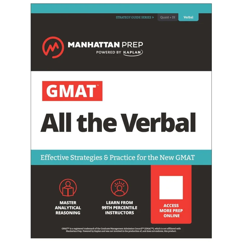 

GMAT All The VerbalManhattan Prep Manhattan Prep Manhattan Prep Publishing 9781506292212 Book