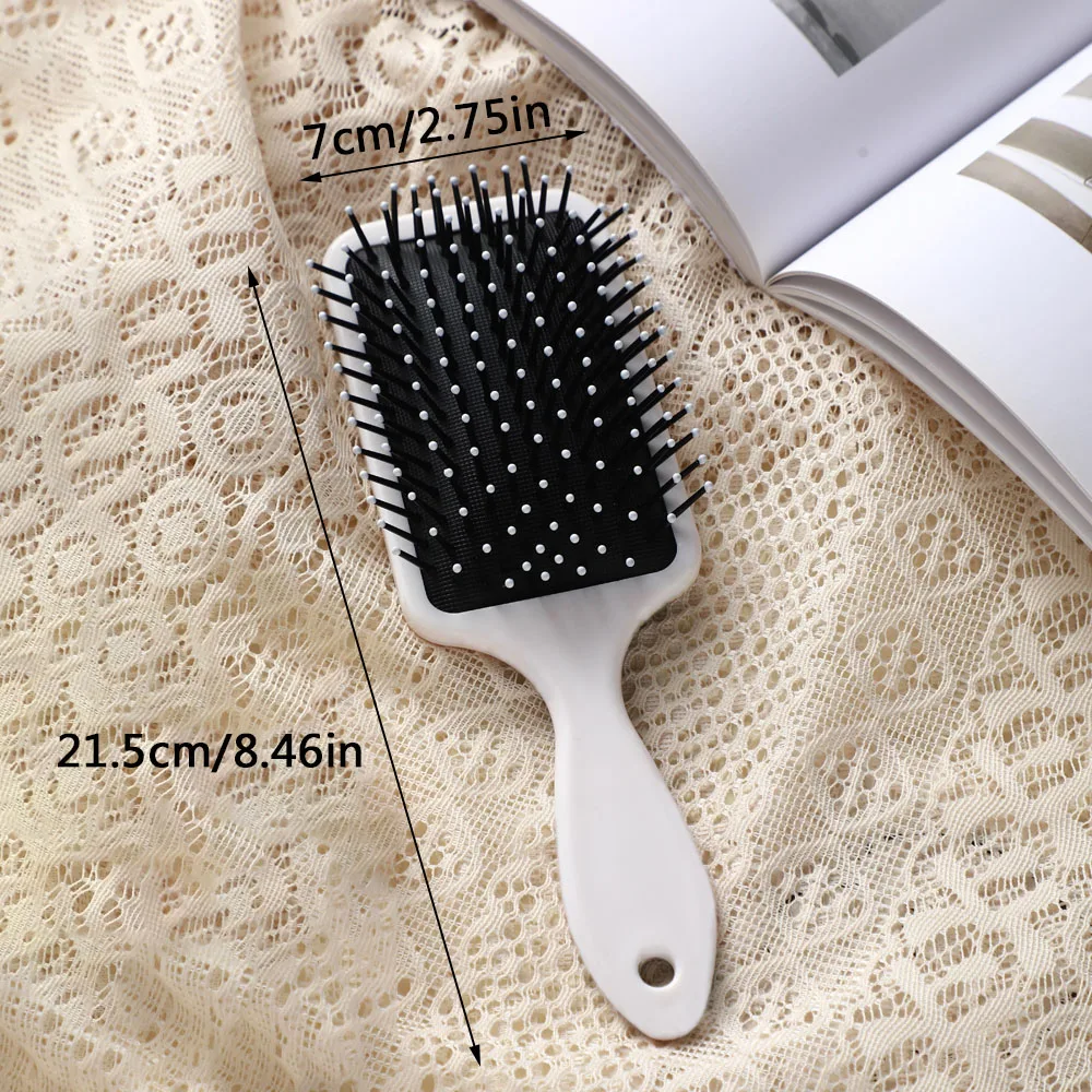 Boho-Chic Large Paddle Hair Comb - Anti-Static, Detangling Brush For All Hair Types