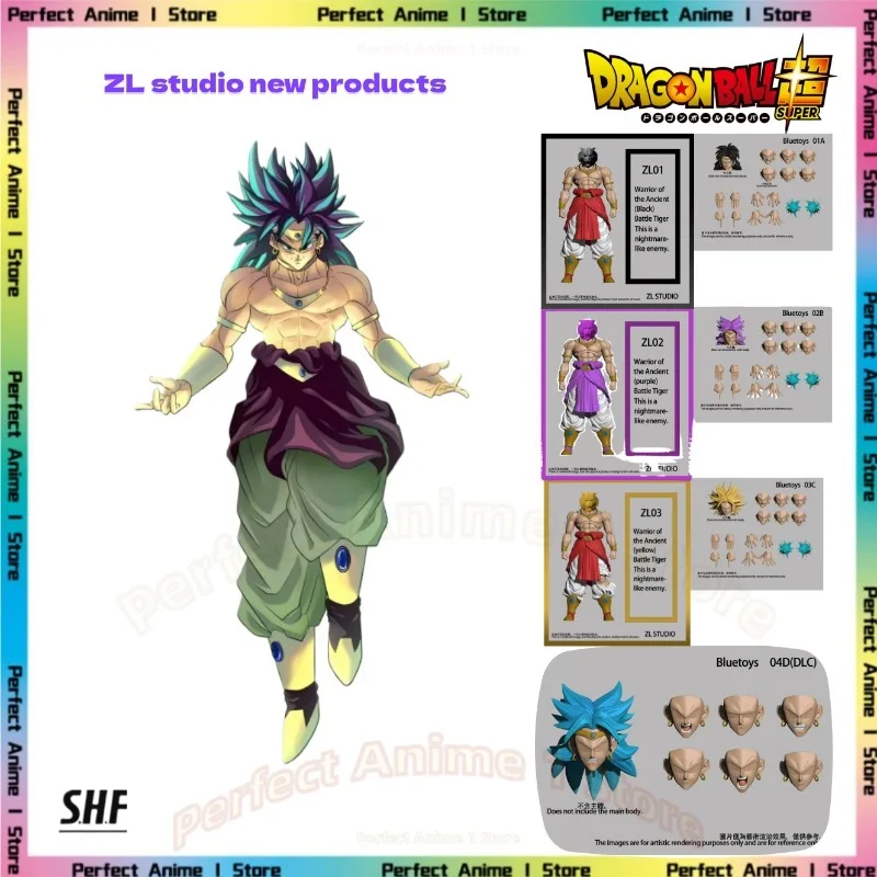 

НОВЫЙ предзаказ ZL STUDIO Dragon Ball Thin Broly Ancient Tiger Warrior (Nightmare Enemy) 7-дюймовая серия подвижная кукла модель подарки