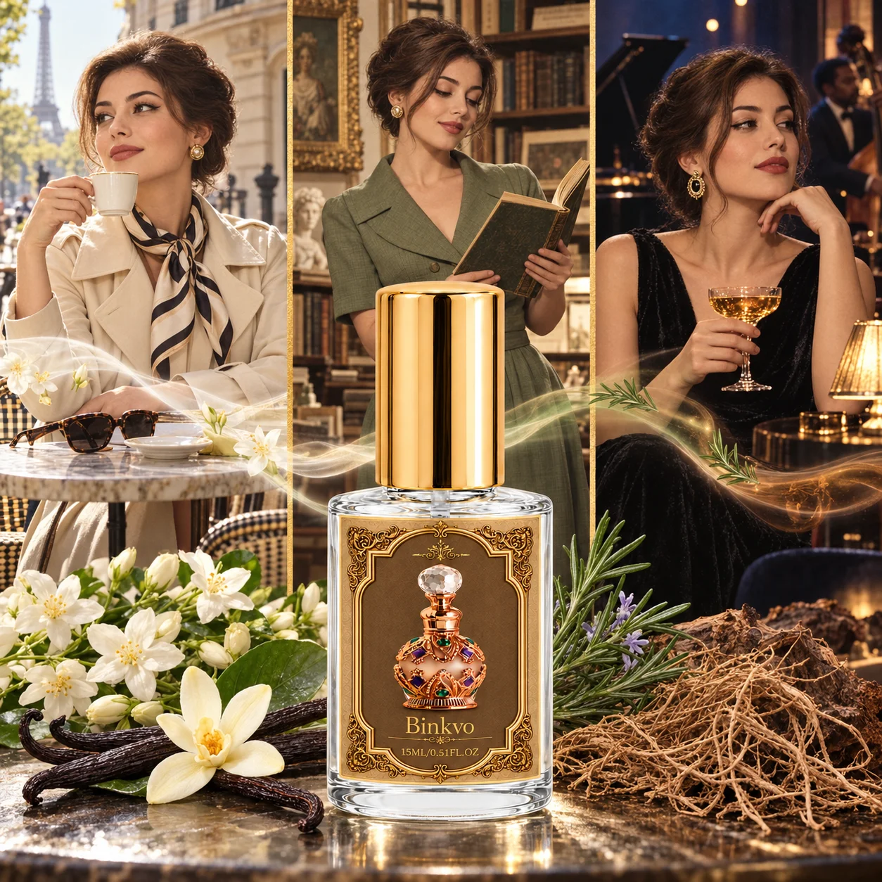 Binkvo Vintage Jasmine Fougere - Perfume Alcohol Fragrance review and price