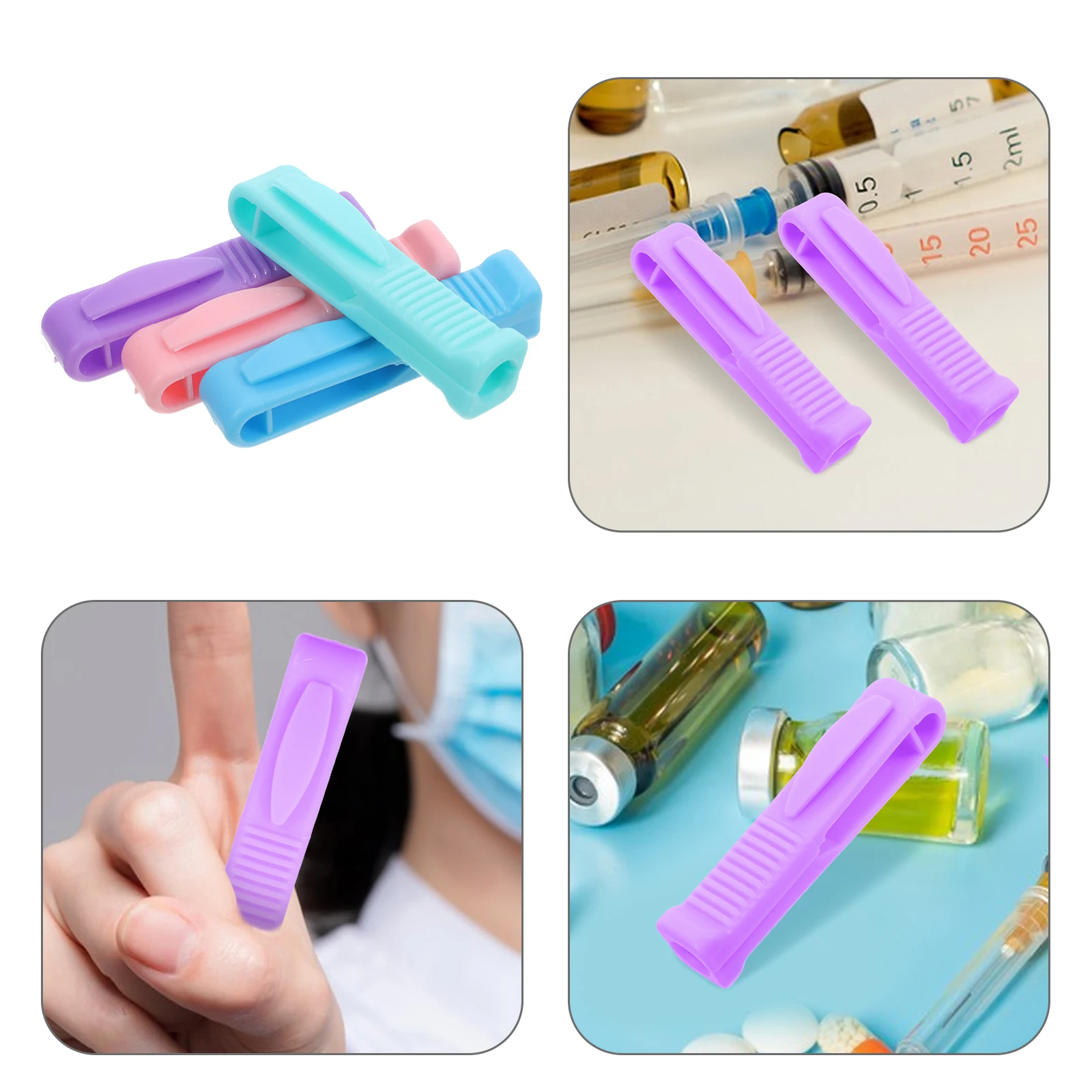 

4pcs Ampoule Opener Vial Tool Hospital Accessories Bottle Breaker Labor Saving Devices Plastic Nurse Medical Kit