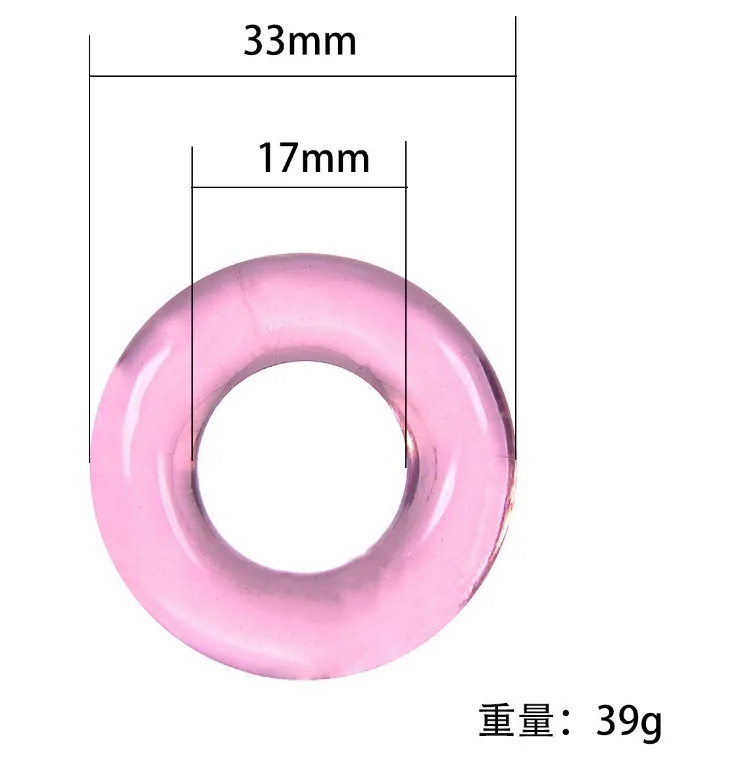 Tri color crystal penis ring adult sex lock ring