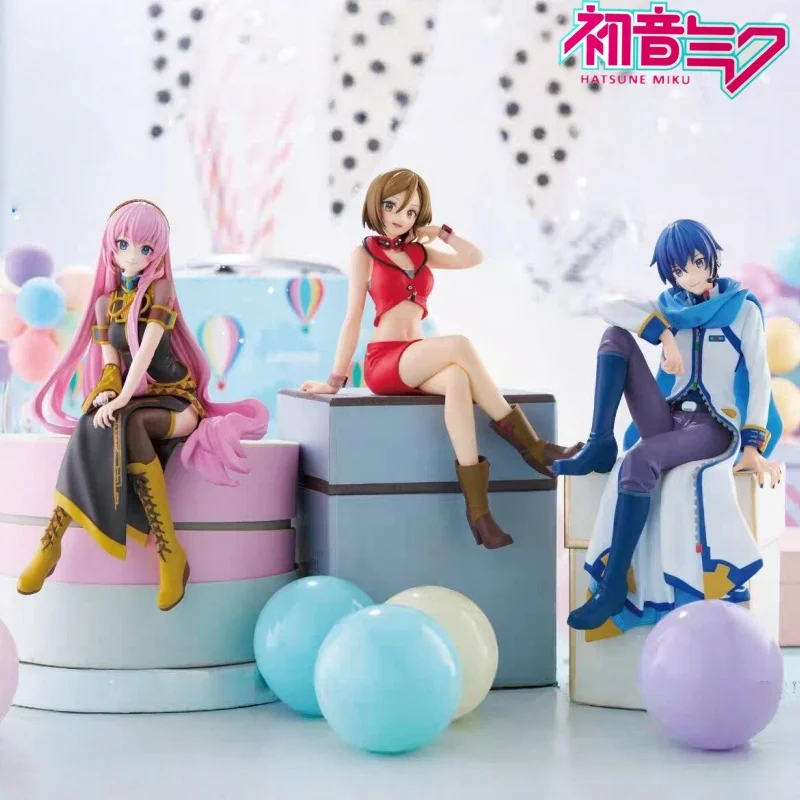 在庫あり-純正-フリュー-プロジェクトセカイ-カラフルステージ！-初音ミク、リン、レン、怪盗キッド、ルカ、メイトのヌードルストッパーフィギュア玩具