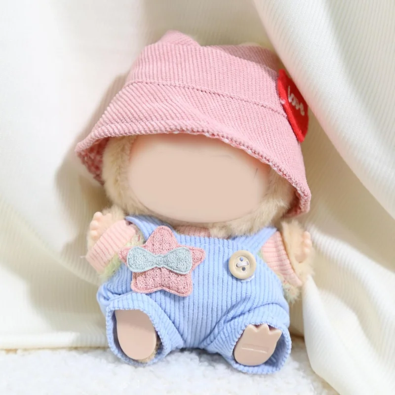 17 سنتيمتر ملابس دمى Kawaii شيك نمط مجموعة لدمى 17 سنتيمتر لطيف دمية الزي مع الملحقات-تي شيرت ملون ستار أزرق فاتح Ro