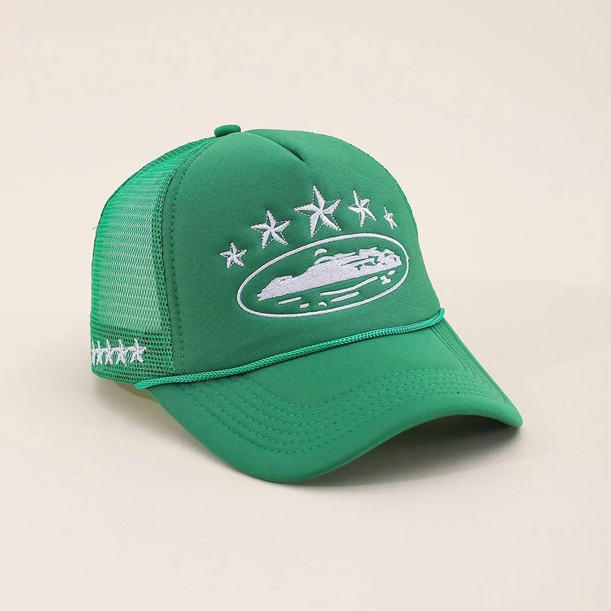 Unisex Mannen Vrouwen Cap Pentagram Borduren Baseball Netto Caps Lente Zomer Outdoor Verstelbare Casual Hoeden Zonnebrandcrème Hoed
