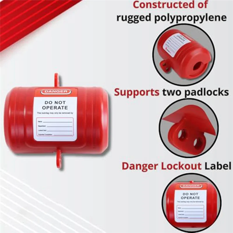 قفل قابس كهربائي BNVN لقفل Tagout - جهاز قفل سلك الطاقة 220 فولت، قفل سلك التمديد، درجة صناعية
