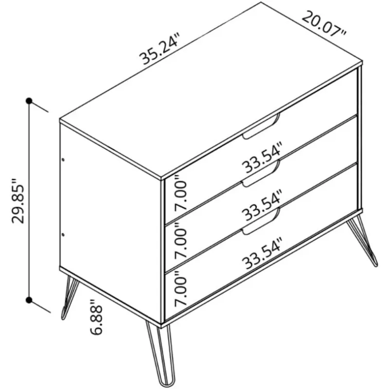 Gaveta Dresser com Kit Anti-Dica, TV Stand, Armazenamento Do Quarto, Nursery Wardrobe, Sala, Entrada