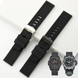 For Luminox Watchband 8831 8830 Watch Strap 24mm Silicone Tactical Watch Band 23mm Accessories