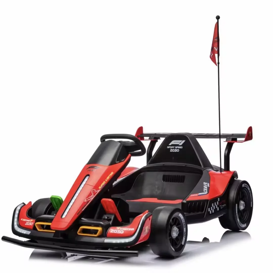 2024 Fresh Models Custom Kids Ride On Go Karts 4 Wheels Go Cart Electric Go Kart For Sale Cheap 24v Drifting Carts