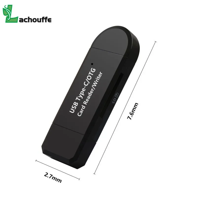 USB 2.0 SD/TF OTG Card Reader Micro SD Card Reader Adapter Type-C Micro USB SD Memory Card Adapter for Type C/Android/PC deveice