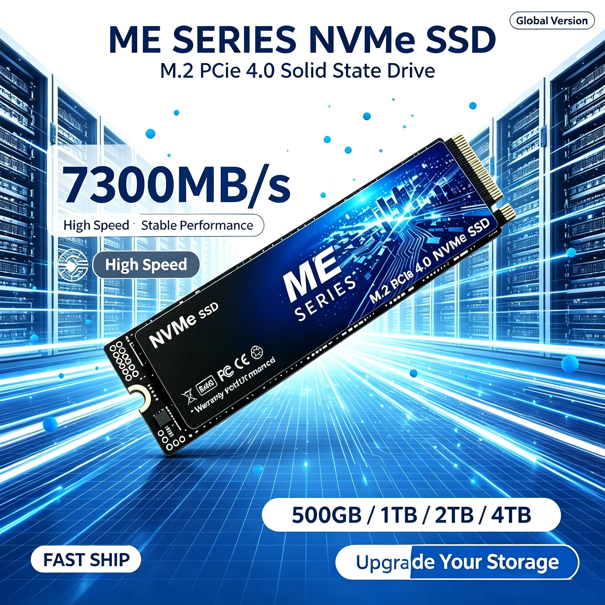 M.2 Nvme 4Tb Pcie 4.0 Ssd - Novo SSD NVMe ME SERIES M.2