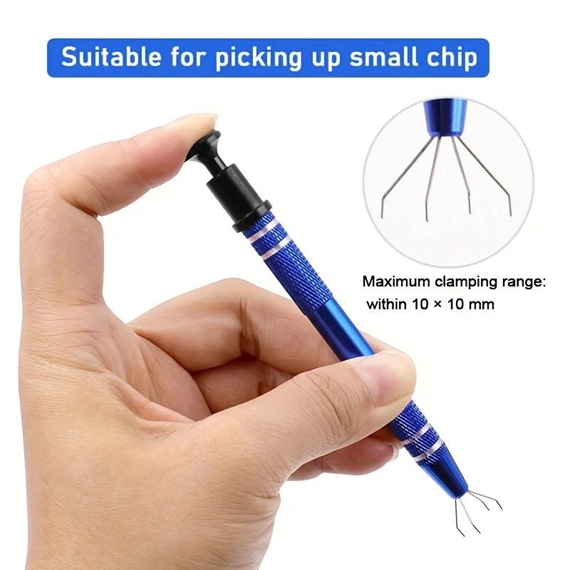 1PC IC Chip Puller, Electronic Component, Jewelry Gripper, Screw Chip Clamp, Multifunctional Gripping Tool