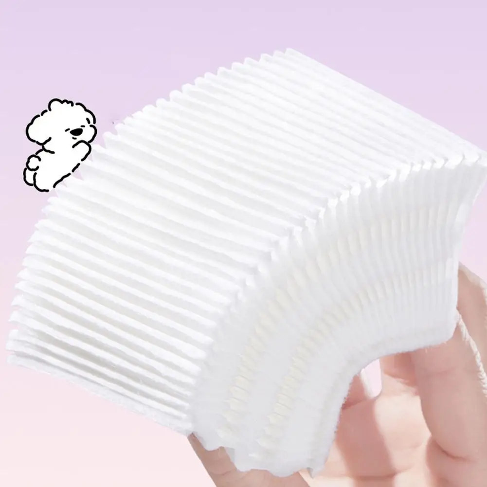 

50PCS/Bag Disposable Cotton Pad Cosmetic Wipes Makeup Clean Round Cotton Pads Soft Daily Supplies Facial Makeup Remover Tools