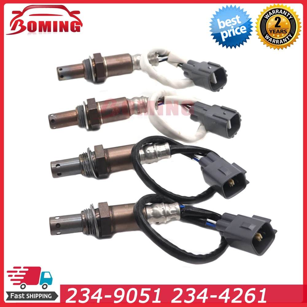 4PCS Upstream & Downstream Air Fuel Ratio Oxygen Lambda Sensor 234-9051 234-4261 For Lexus GX470 Toyota 4Runner 4.7L 2005-2009