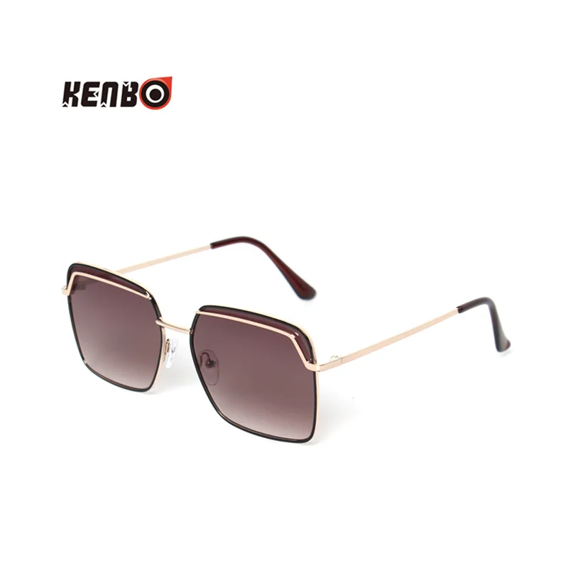 

Kenbo Eyewear Men Women Sunglasses Square Sun Glasses Brand Designer Retro Shades Metal Frame Eyewear TOP UV400 De Sol Hombre