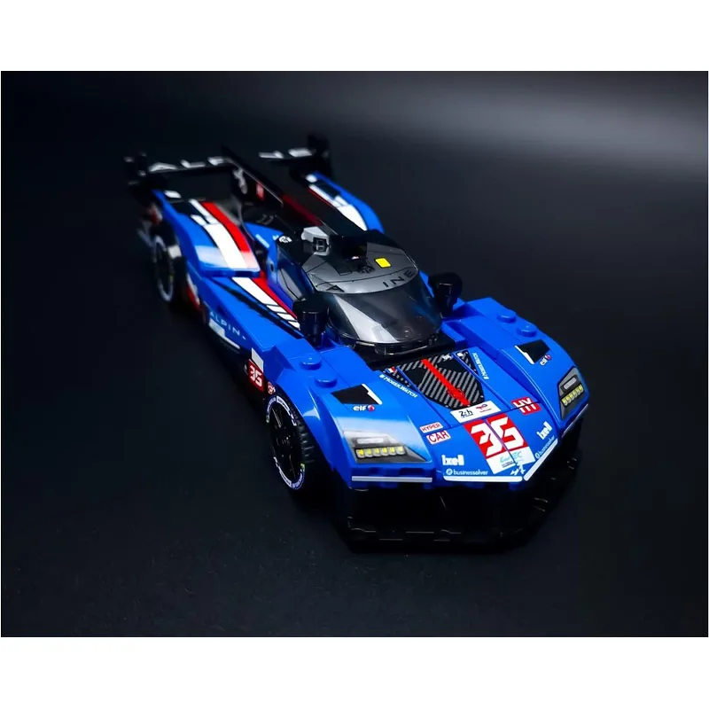 MOC-239274 New A424 City Sports Racing Car Building Block Model,300 Parts, Boys' and Children's Birthday Building Block Toy Gift