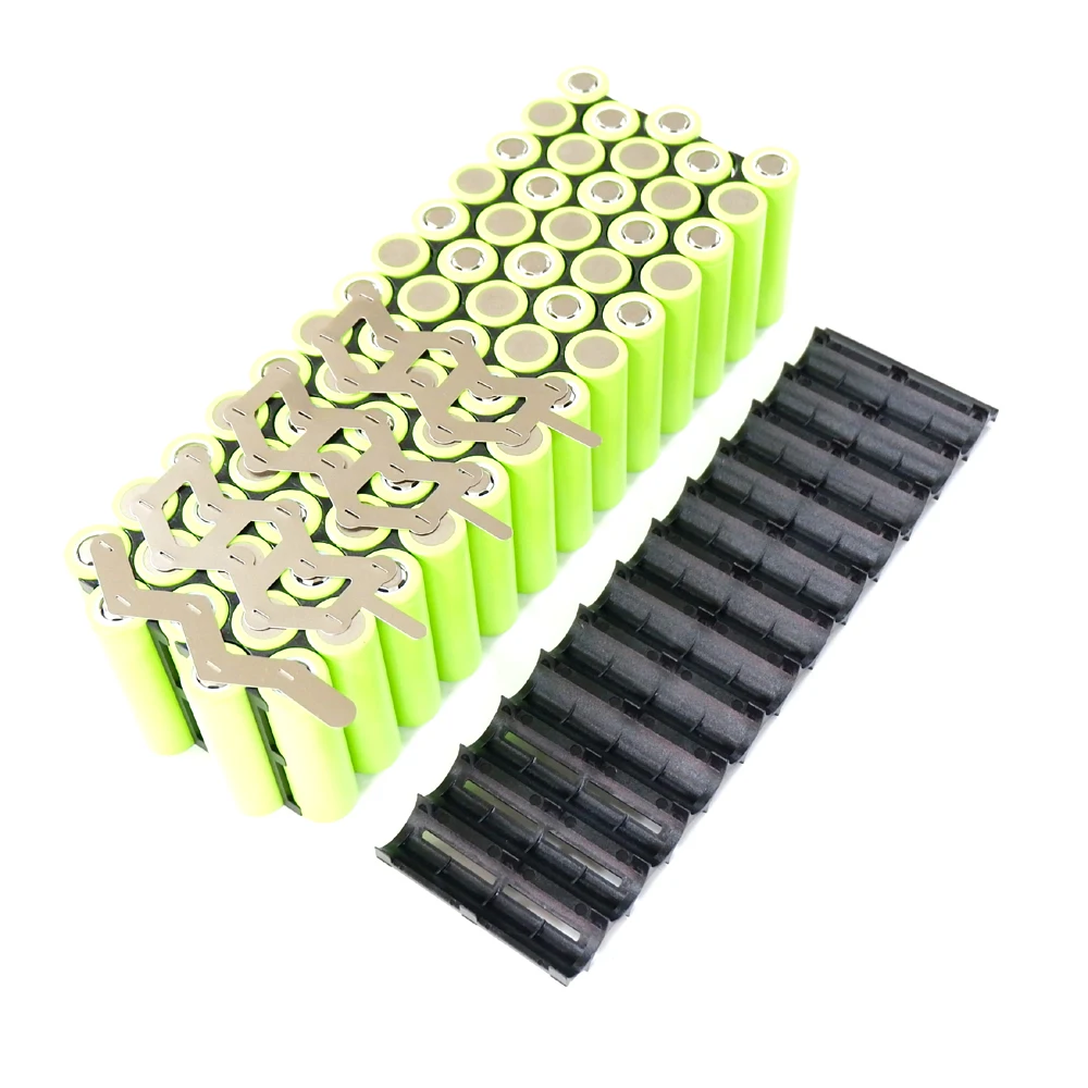 18650 battery 10P 13P holder for 10S 36V 13S 48V battery pack 2*10 2*13 plastic holder 18650 lithium battery bracket