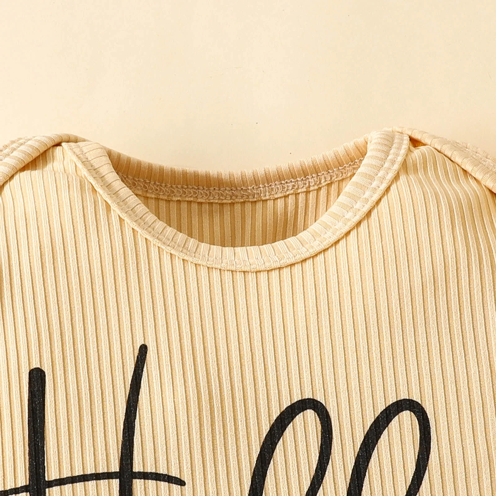 Little Girl Outfits with Hats Newborn Infant Baby Girls Clothes Long Sleeve Bodysuit Pants Set Fall Winter Checke Pants Kids #3