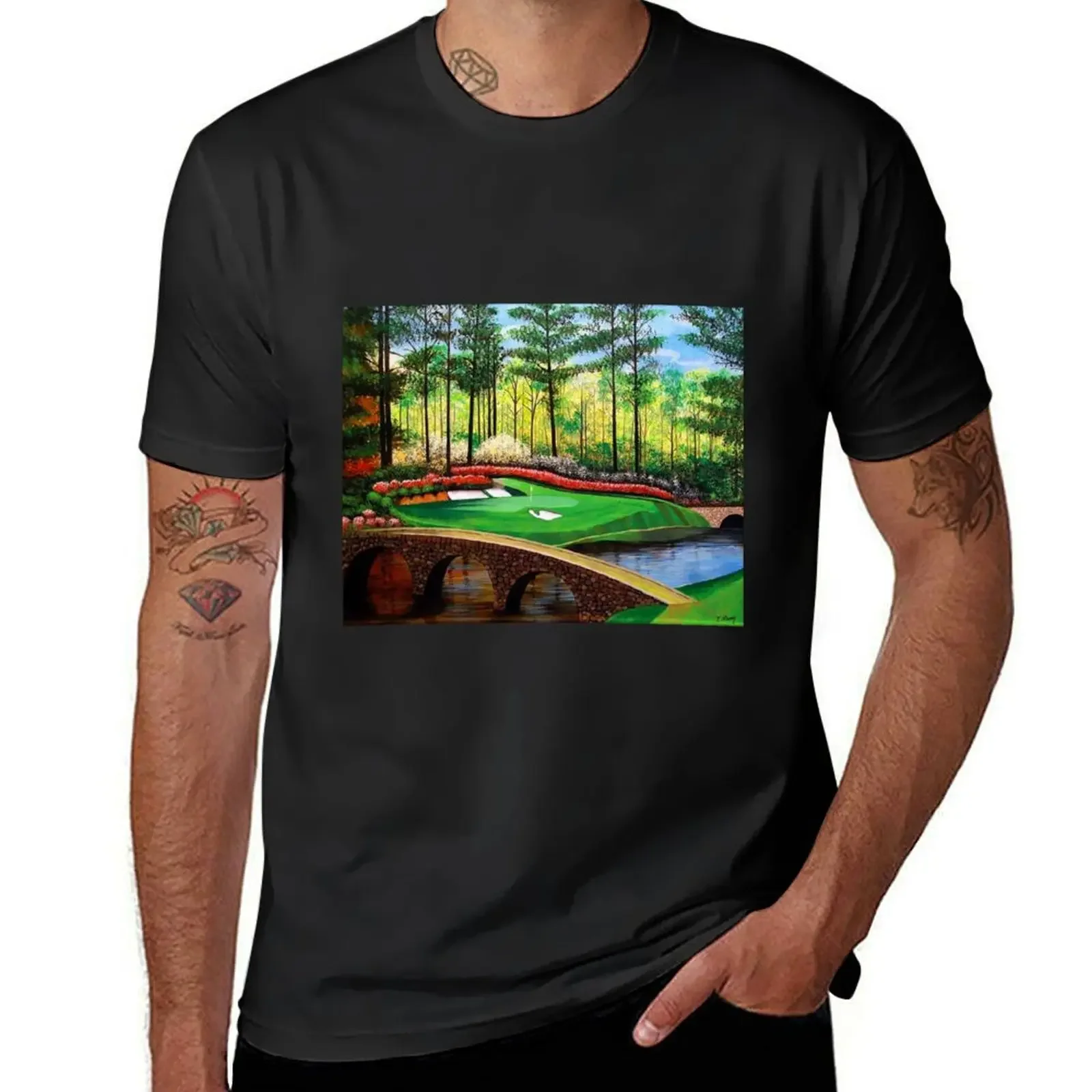 

12th hole at Augusta National T-Shirt anime tshirt aesthetic clothes men t shirt