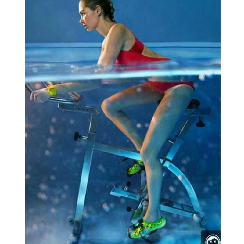 Strong Body Building Musculation Shandong Underwater Exercise Bike Stainless Swimming Pool Bike -D18 Bicycle Sport Club