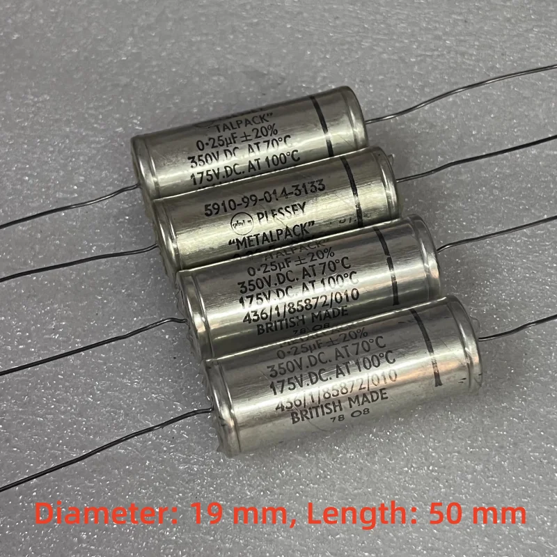 

1PCS 0.25UF 350V DC Vacuum Tube Coupling Oil-impregnated Capacitor