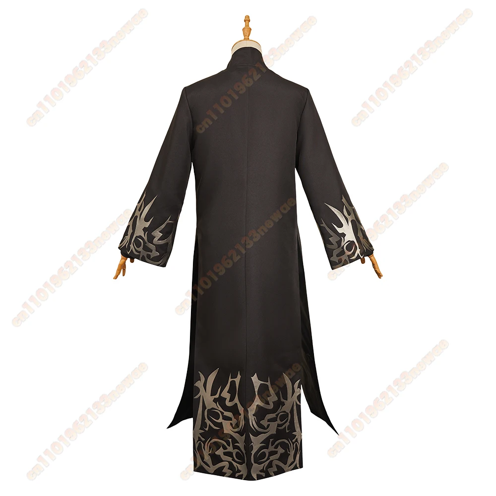 K팝 데몬 코스프레 헌터즈 사자 보이 진우 블랙 고스트 팀 유니폼 비즈 모자 코스튬 롤플레잉 할로윈 카니발 파티 남성 정장