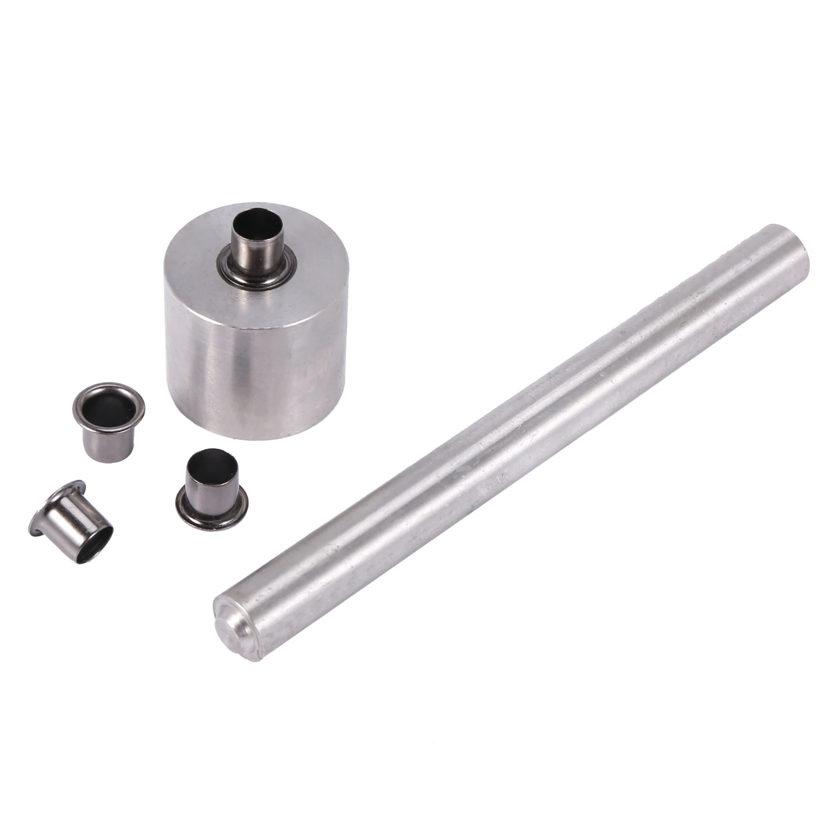 AB42-2Set Tools+200Pcs Rivets Nail Installation Tools With Silver Brass Nails