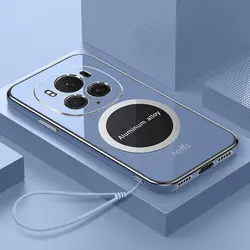 For Huawei Honor Magic 6 5 Pro Case Soft TPU Plating Magnetic Slim Protective Back Cover Case For Magic 6 5 Lite Phone Shell