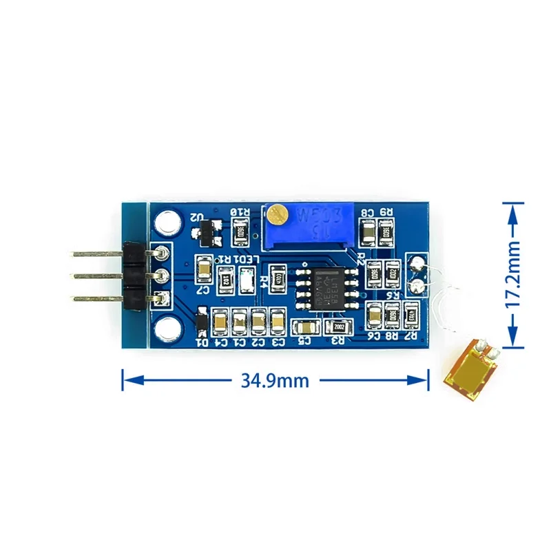 Strain Gauge Bending Test Sensor Module Y3 Weighing Amplification Module Digital Sensor Biosensor Mixture for Arduino BF350-3AA