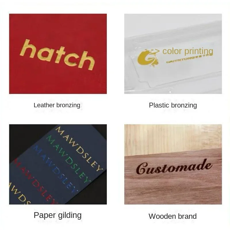 PVC Manual Digital PVC Card Book Leather Paper Wood Custom Logo Embossing Hot Foil Stamping Machine Heat Press Machine tools