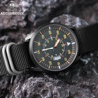 ADDIESDIVE nuevo reloj analógico para hombre 50m reloj luminoso resistente al agua moda deportiva Esfera Grande reloj de cuarzo para hombre con correa de nailon