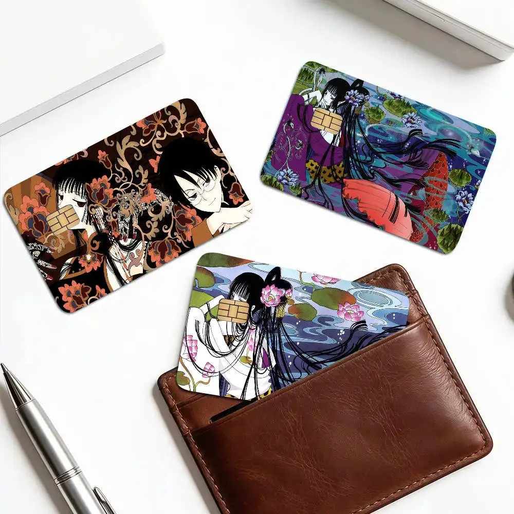 Ichihara Yuuko Manga XxxHOLiC Art Print Credit Card Skin Waterproof PVC Bank Card Decal