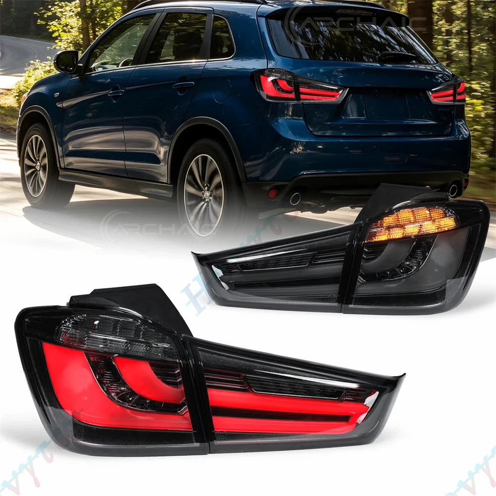 Pair LED Tail lights For 2011-2019 Mitsubishi ASX RVR Outlander Sport Taillamp Led taillights Rear Lamp Brake Turn Signal Light