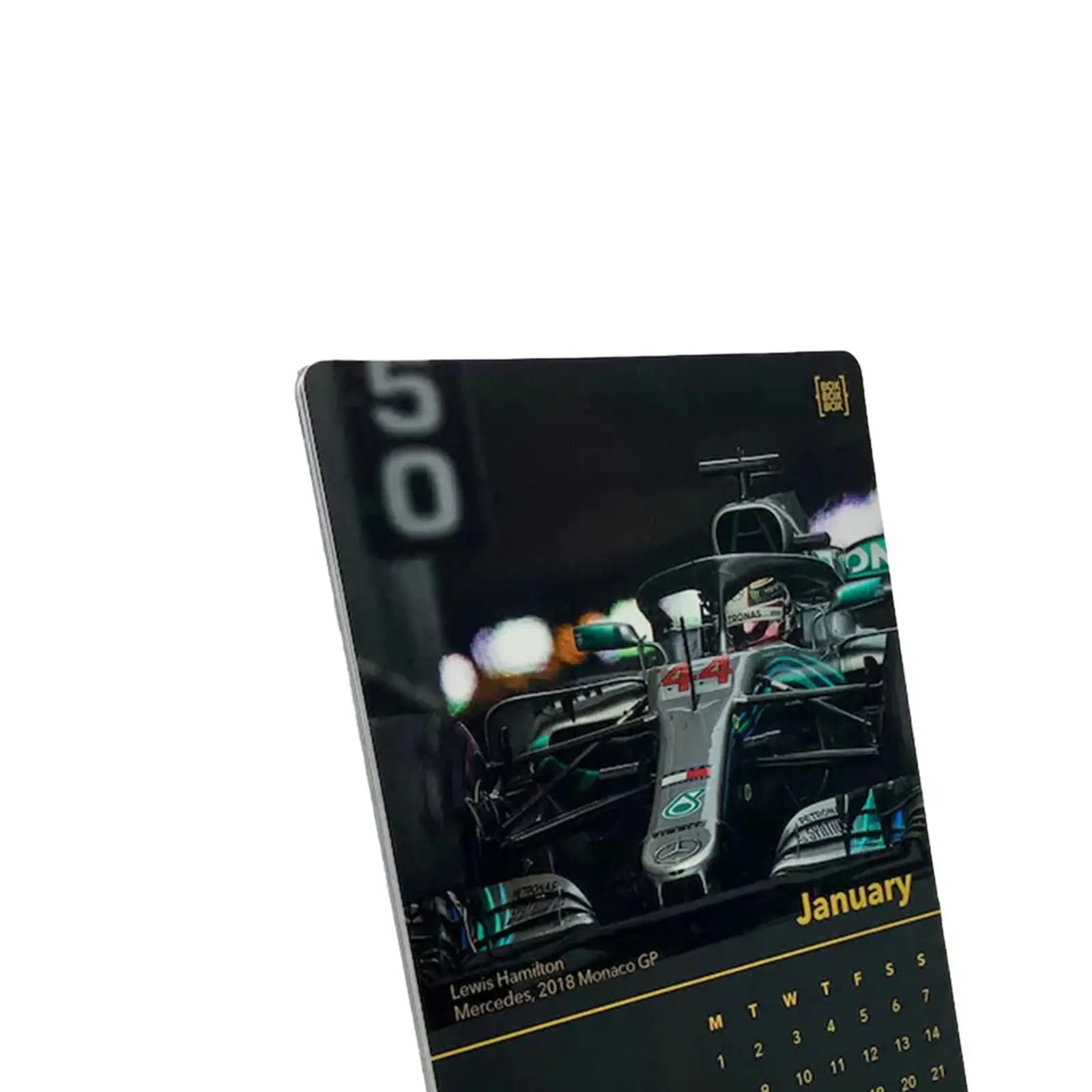 ปฏิทินตั้งโต๊ะปฏิทิน 2024 ของขวัญในร่มคอลเลกชันตารางกลาง F1 แข่งปฏิทินเครื่องประดับสำหรับห้องนั่งเล่นห้องนอน