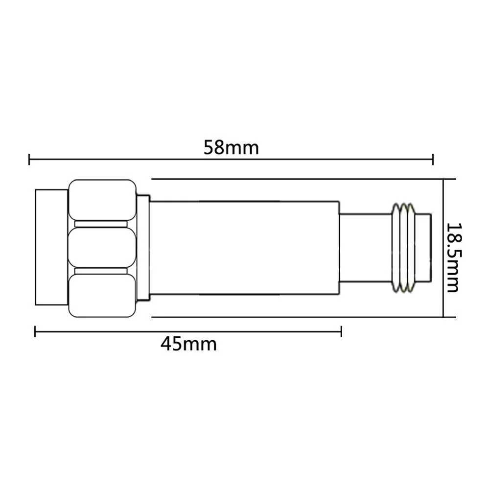 Mini RF Coaxial Attenuator 2W 1dB-40dB N Type Male To Female DC-3.0GHz 50 Ohm Power Tools Accessories