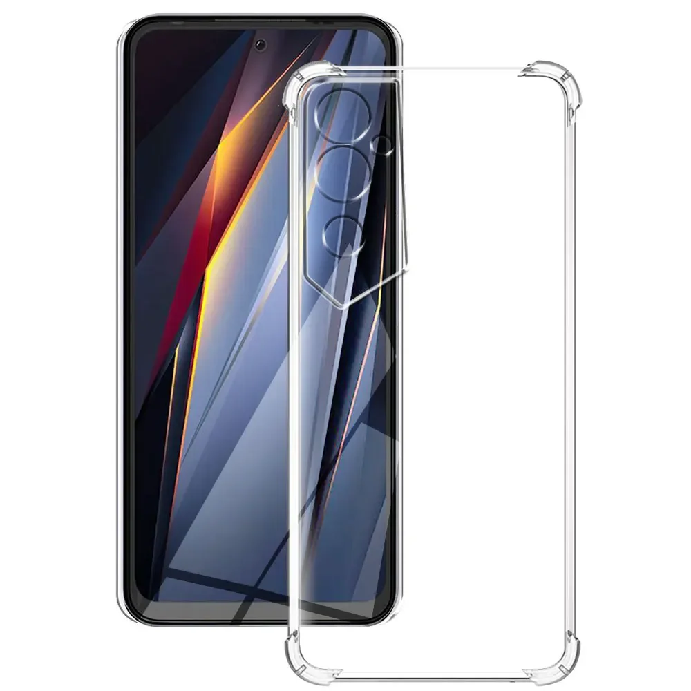 For Tecno Pova Neo 2 Case Clear Shockproof Silicone Soft Phone Cover Cases For Tecno Pova Neo 2 Coque For Tecno Pova Neo 2 Funda