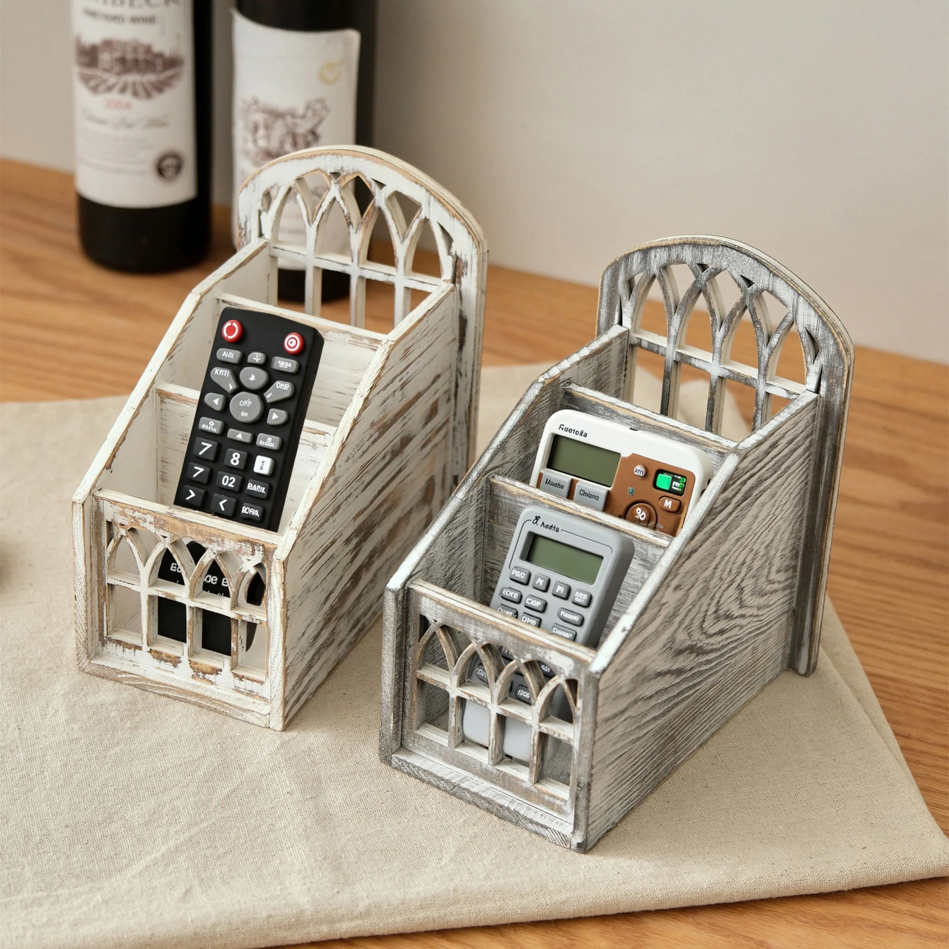 

TV Remote Control Storage Box Organizer Multipurpose Desktop Holder For Bedroom Living Room Table