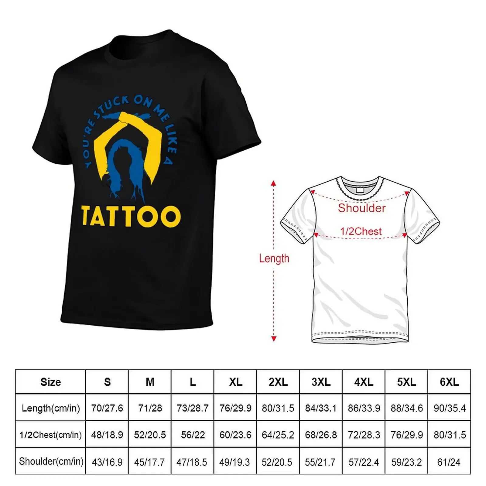 Loreen - TATTOO - Sweden Eurovision 2023 T-Shirt Man t-shirt baggy shirts Clothing black t shirts for men